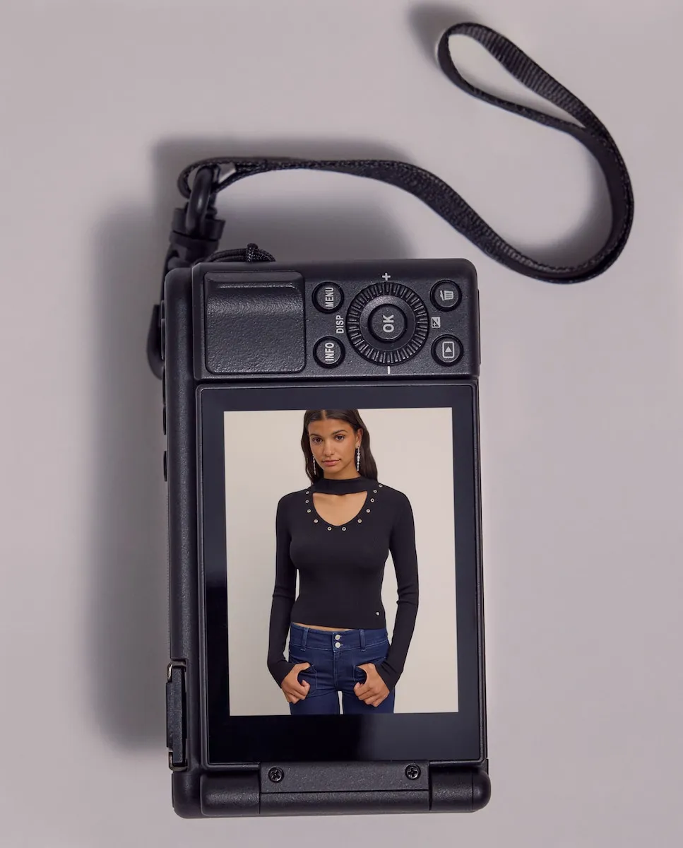 

Женский джемпер с V-образным вырезом Green Coast, черный