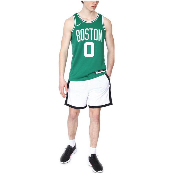 Майка Nike NBA Sports Basketball Jersey/Vest SW Fan Edition 20 Season Celtics Team Tatum 0 Green, зеленый — фото 3