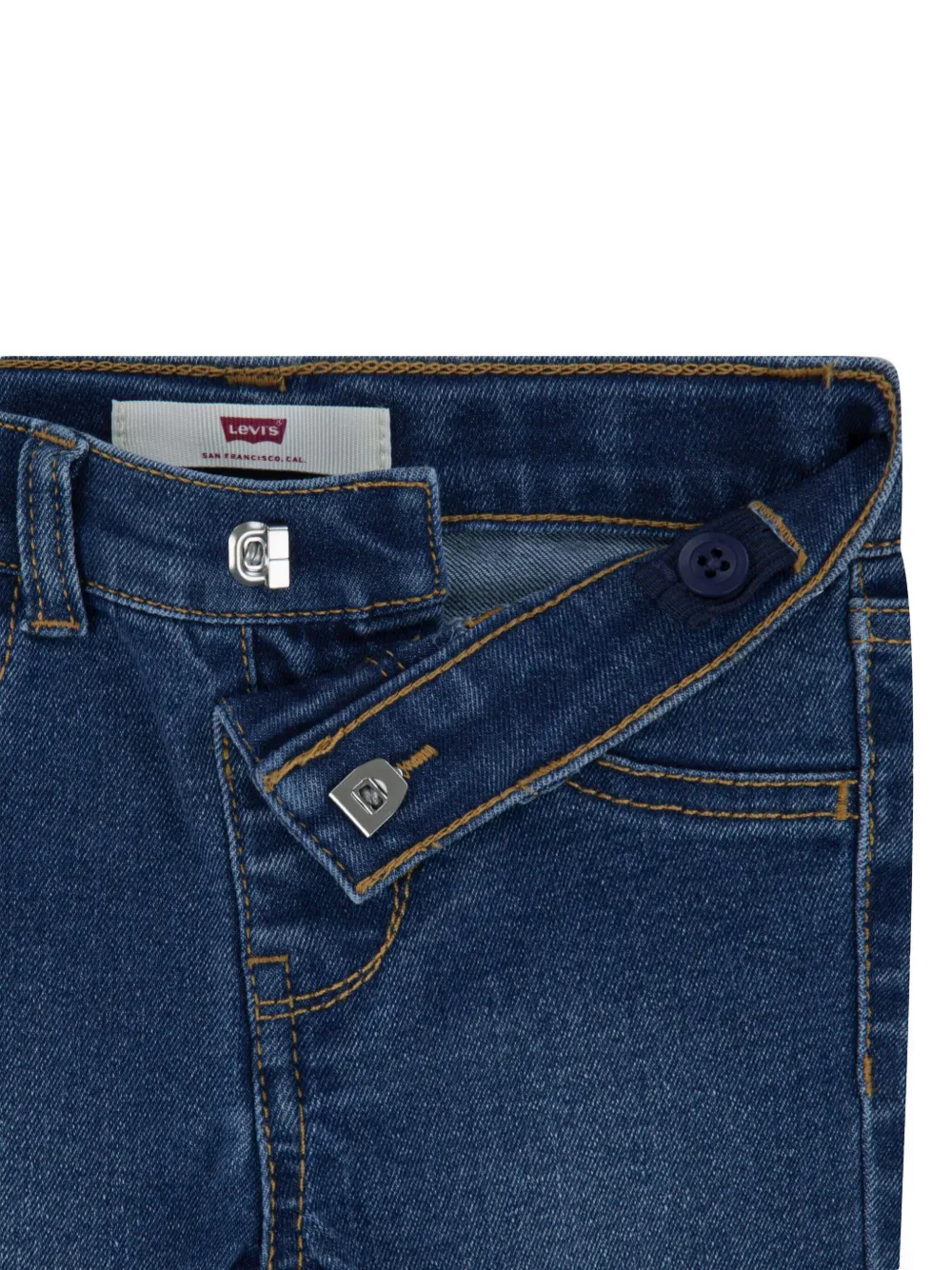 Комплект из топа и брюк с карманами Levi'S Kids, белый — фото 4