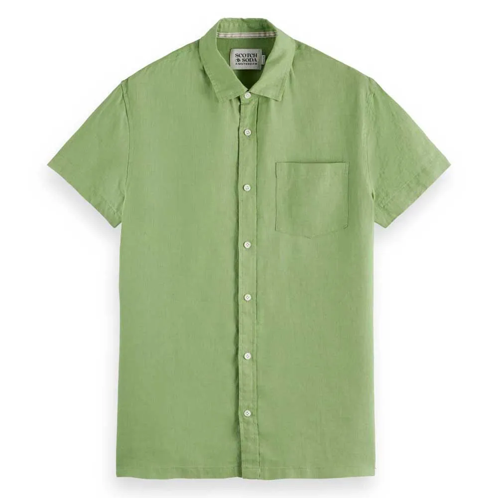 

Рубашка с коротким рукавом Scotch & Soda Seasonal Core, зеленый