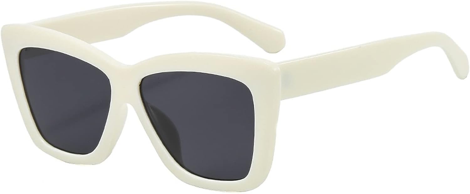 

Ретро-очки «кошачий глаз» 2026 года для мужчин и женщин, модные уличные солнцезащитные очки для фотосессий и отдыха на природе (Цвет: C, Размер: Средний) MTZJH, One Color