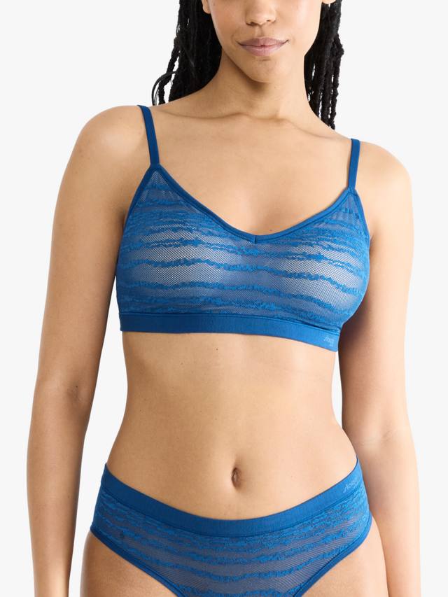 

Бесплатный бюстгальтер Evolve Push-Up Lace sloggi, Blue Sapphire