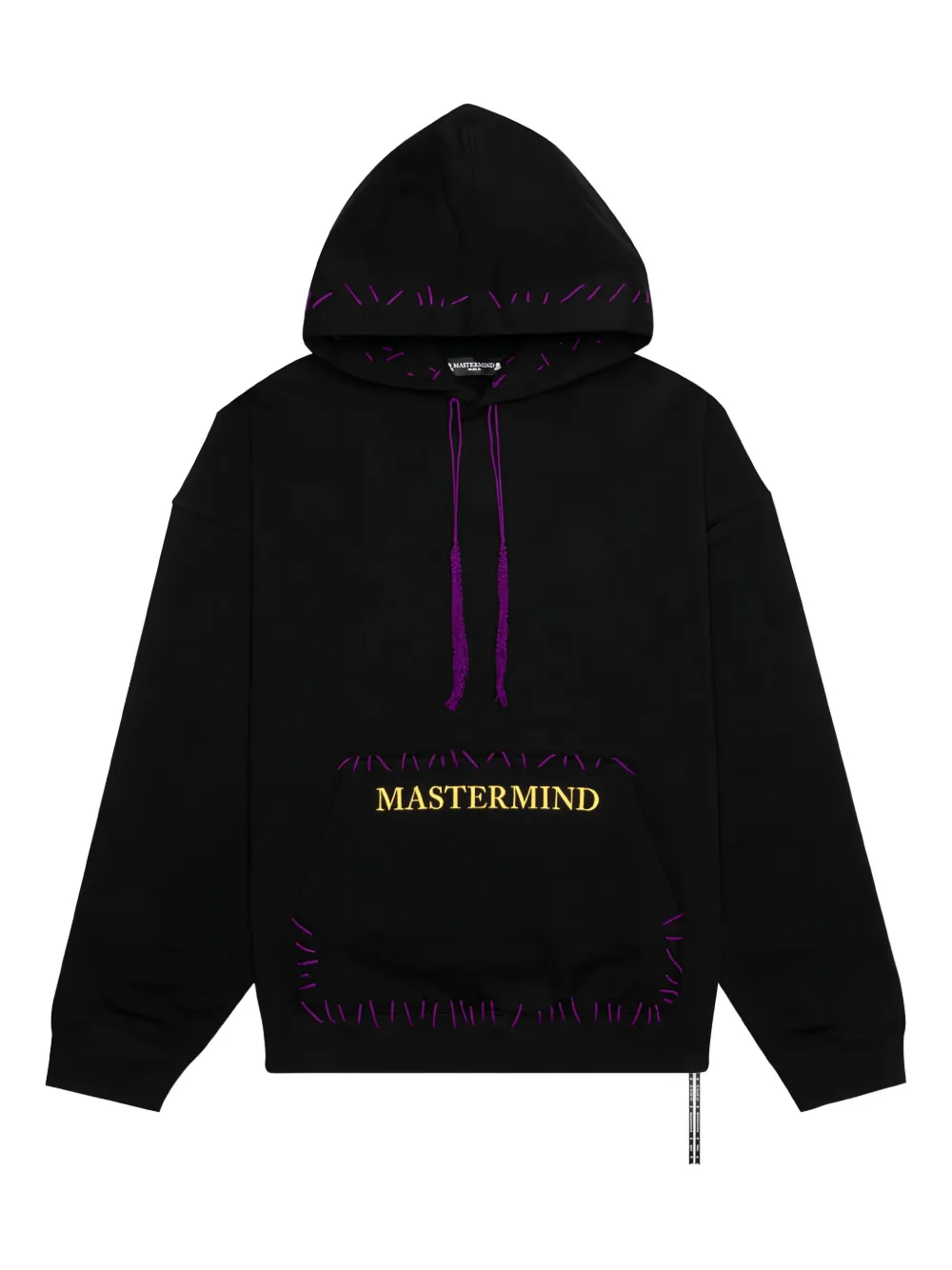 

Толстовка с вышитым логотипом, сшитая вручную Mastermind World, черный
