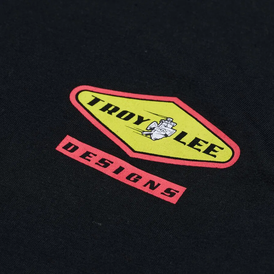Детская футболка с надписью "Углеводы" Troy Lee Designs, Black — фото 4