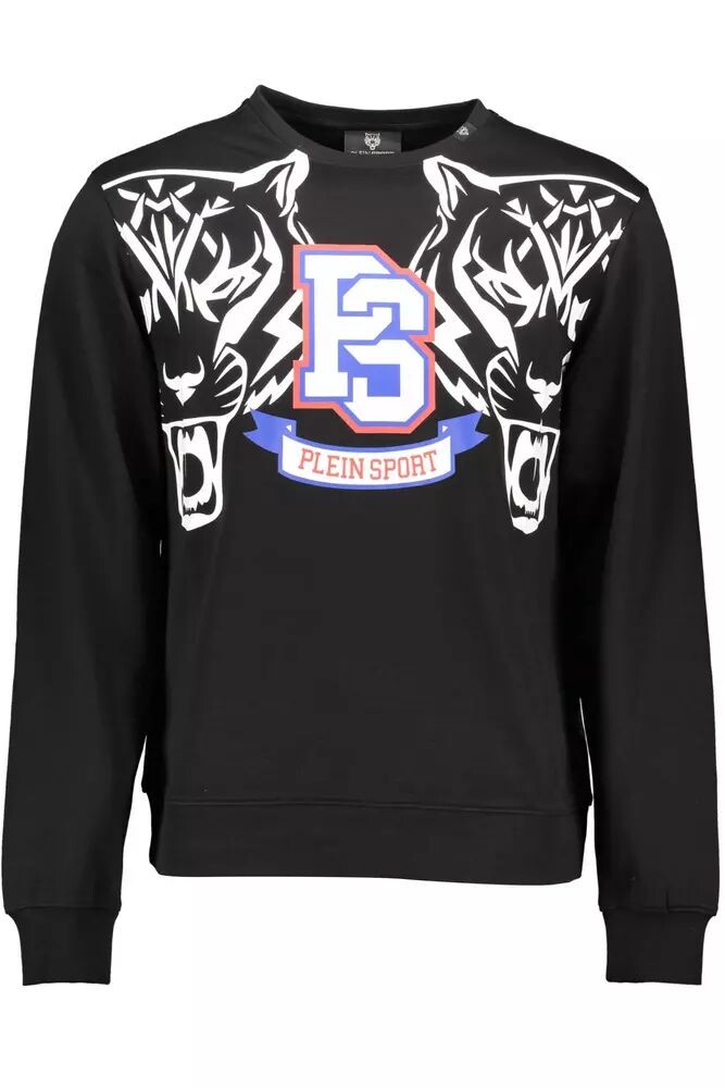 

Plein Sport Sleek Мужская толстовка с контрастными деталями, черный