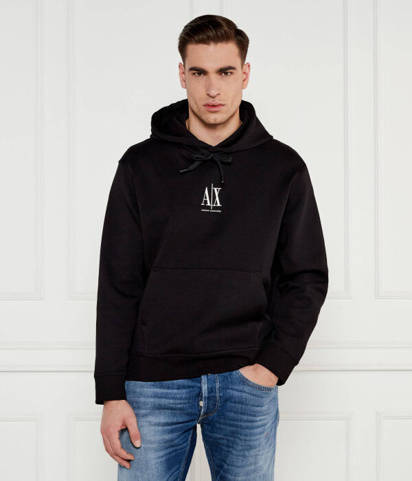 

Свитер Regular fit Armani Exchange, черный