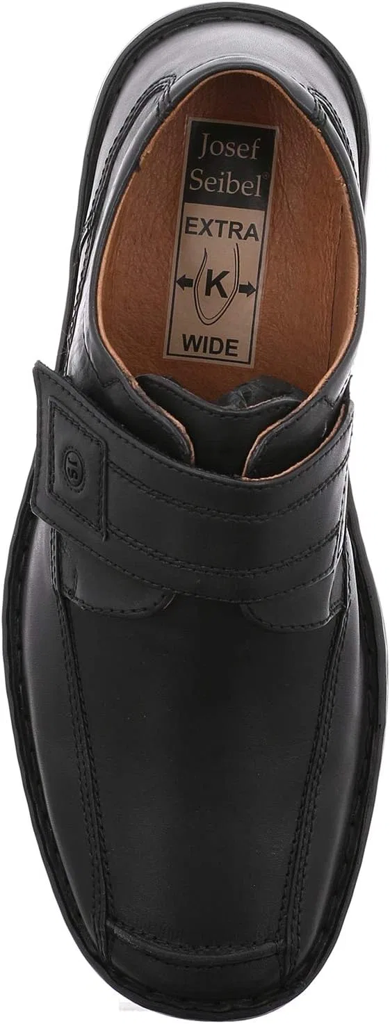 Мужские низкие классические туфли Josef Seibel Bartram 3802623220, Black 600 — фото 4
