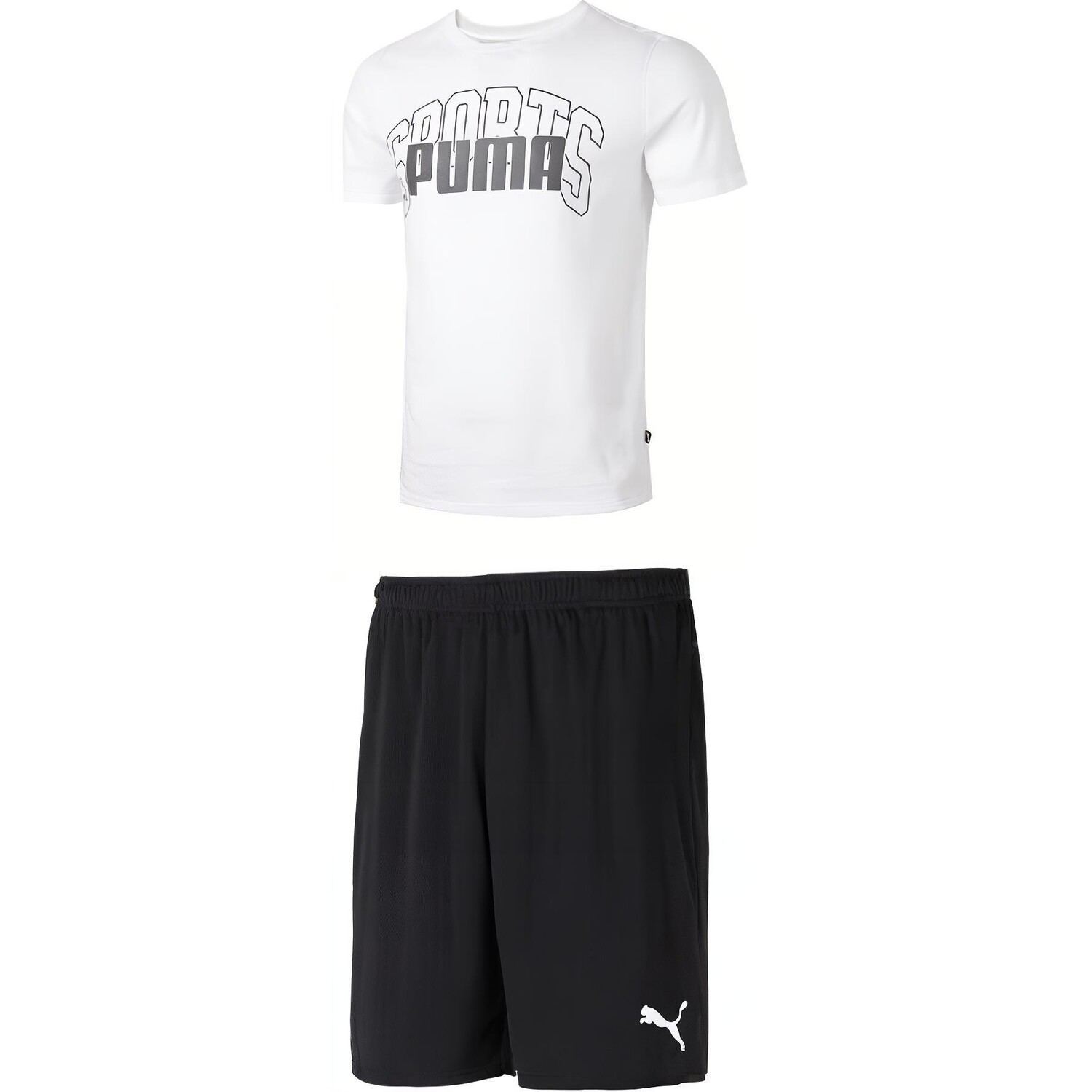 

Повседневная спортивная одежда для мужчин белого и черного цвета Puma, черный