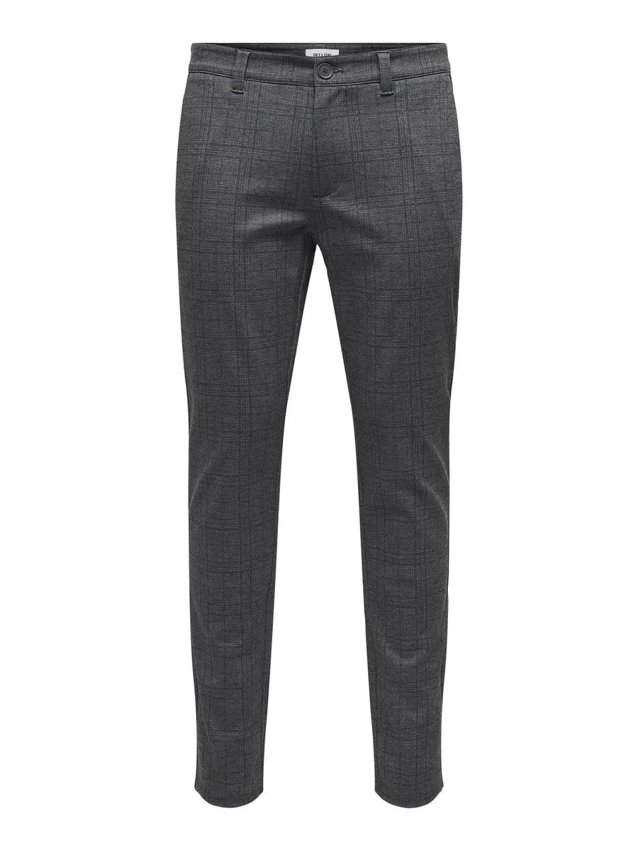 

Шорты-чиносы ONLY & SONS "ONSMARK SLIM CHECK 020933 PANT", цвет 34Demitasse