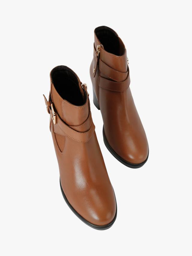 Ботильоны из натуральной кожи шалфея KG Kurt Geiger, желто-коричневый — фото 3