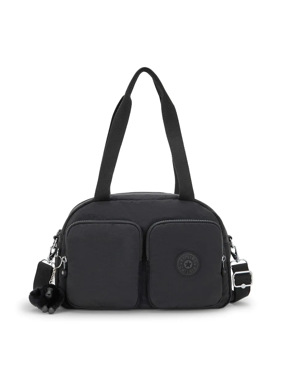

Сумка через плечо с карманами на молнии Kipling, черный