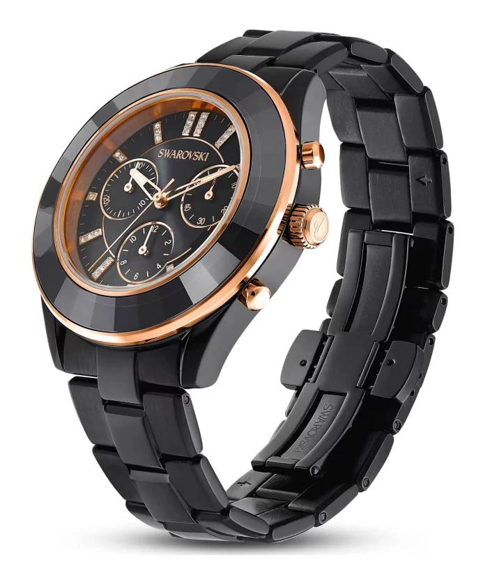 

Спортивные часы-хронограф Octea lux 5610472 Swarovski, черный
