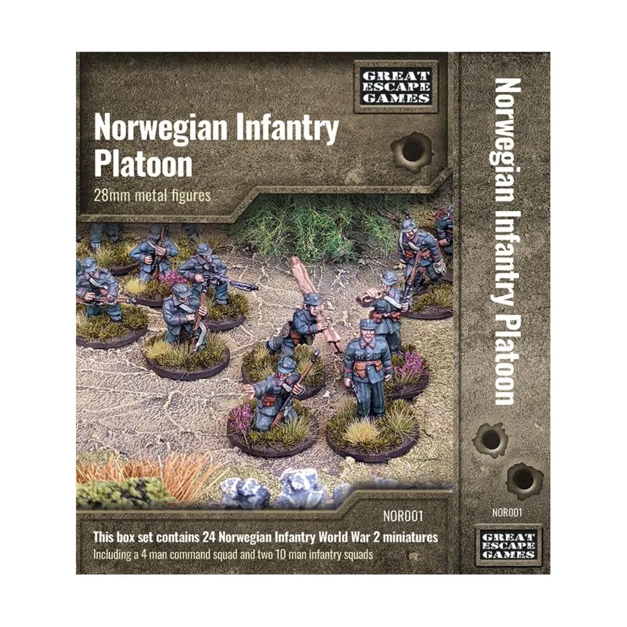 

Летняя форма пехотного взвода, WWII Miniatures - Norwegian (28mm)