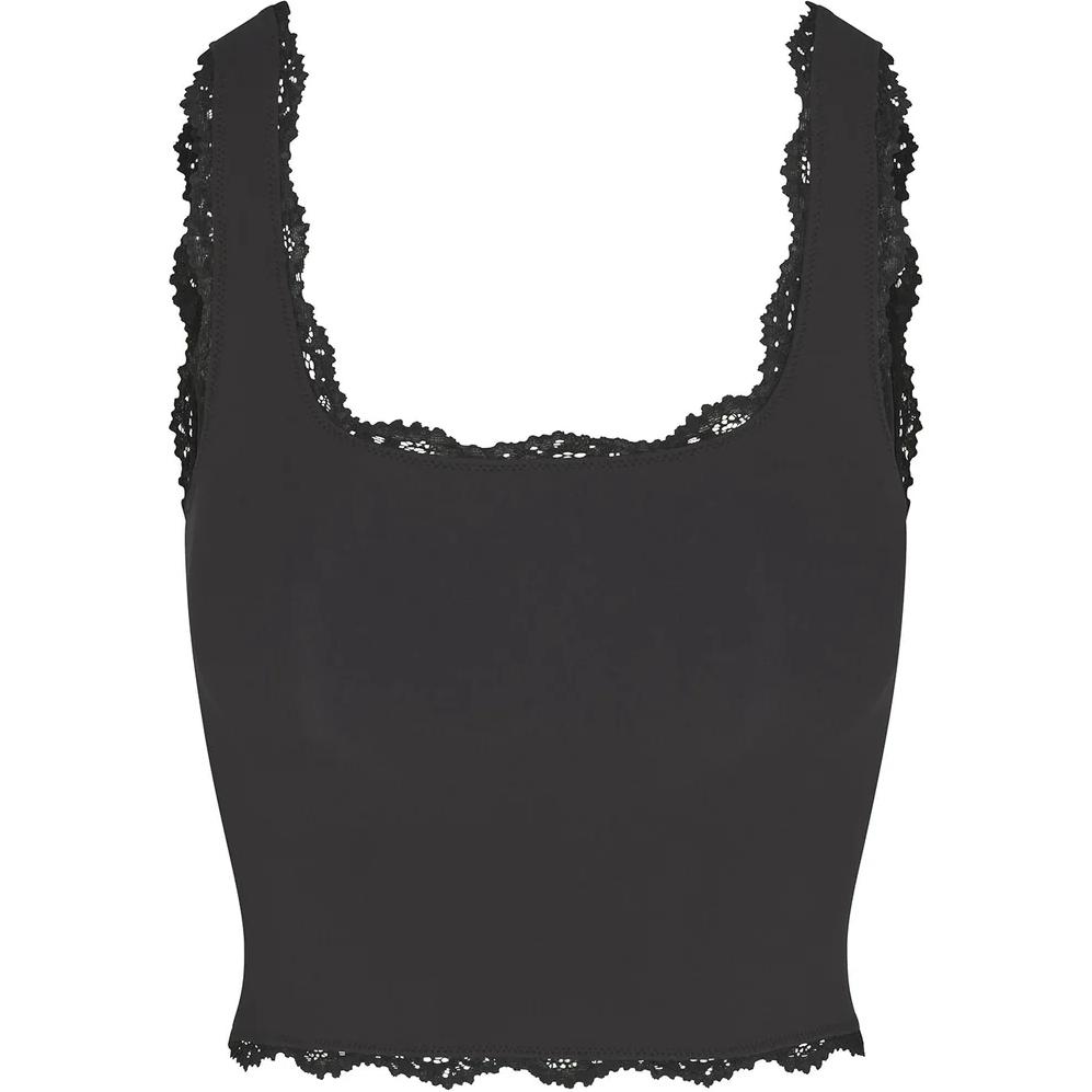 

Женская майка SKIMS ONYX/Onyx, ONYX/Onyx