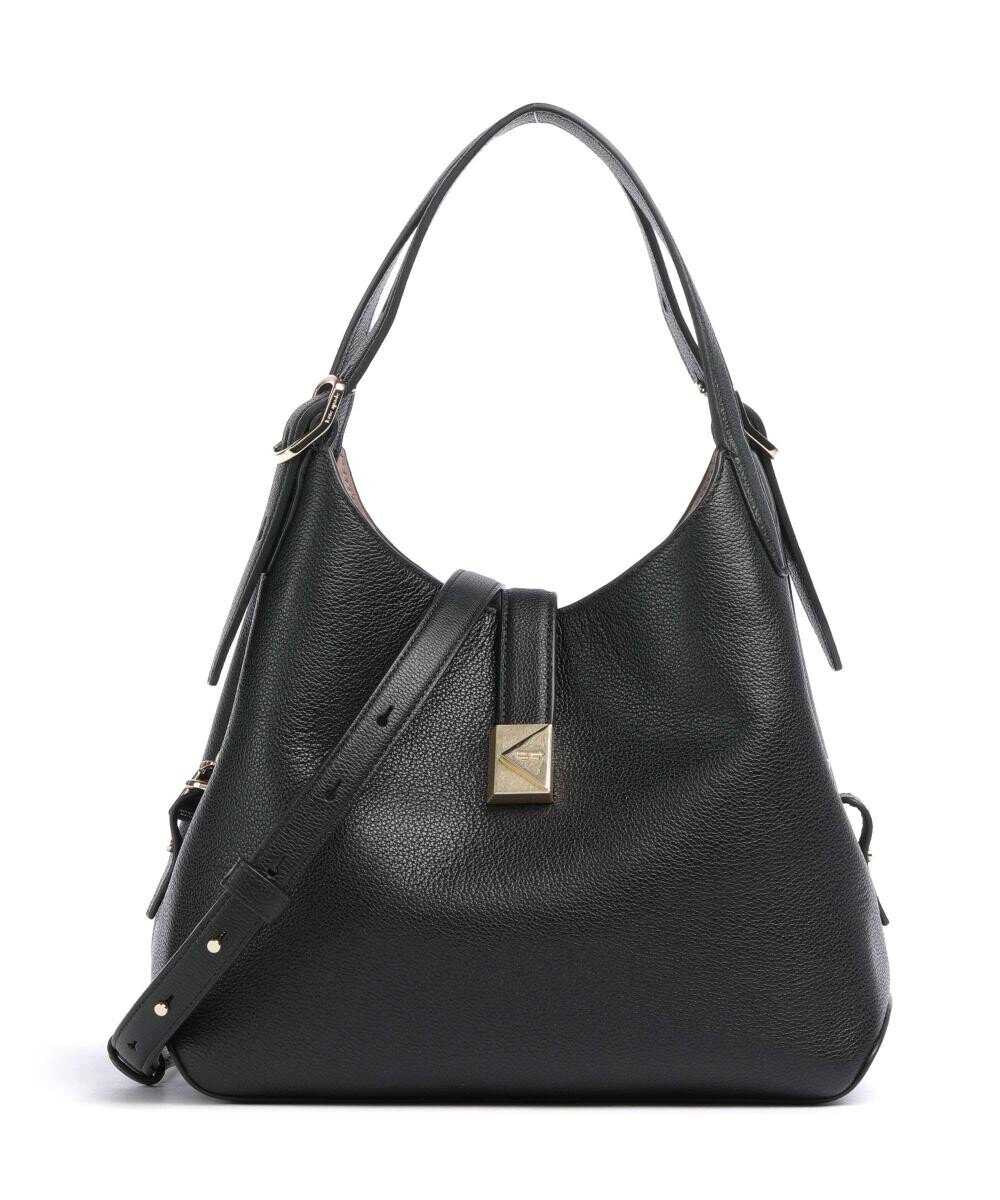 

Сумка-Ведро deco из зернистой яловой кожи Kate Spade New York, черный