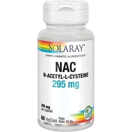 

Solaray NAC 295 мг 60 растительных капсул