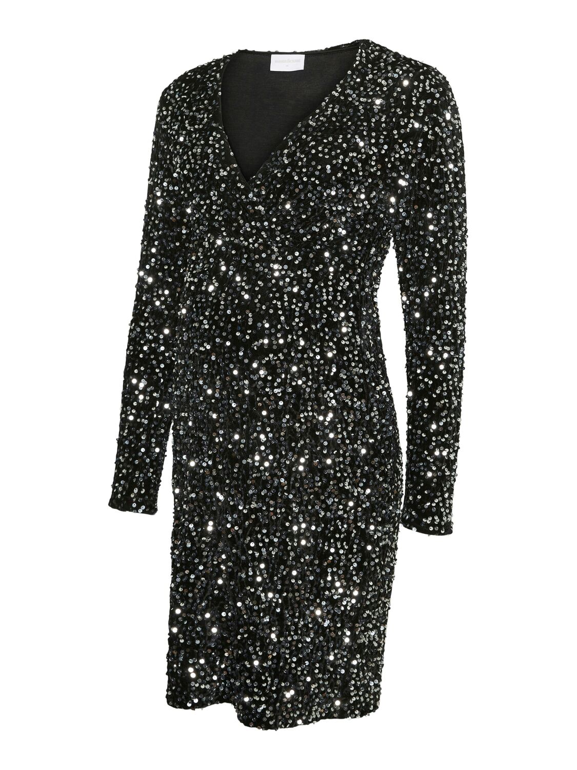 

MAMALICIOUS Коктейльное платье 'MLSASSY' в черном цвете