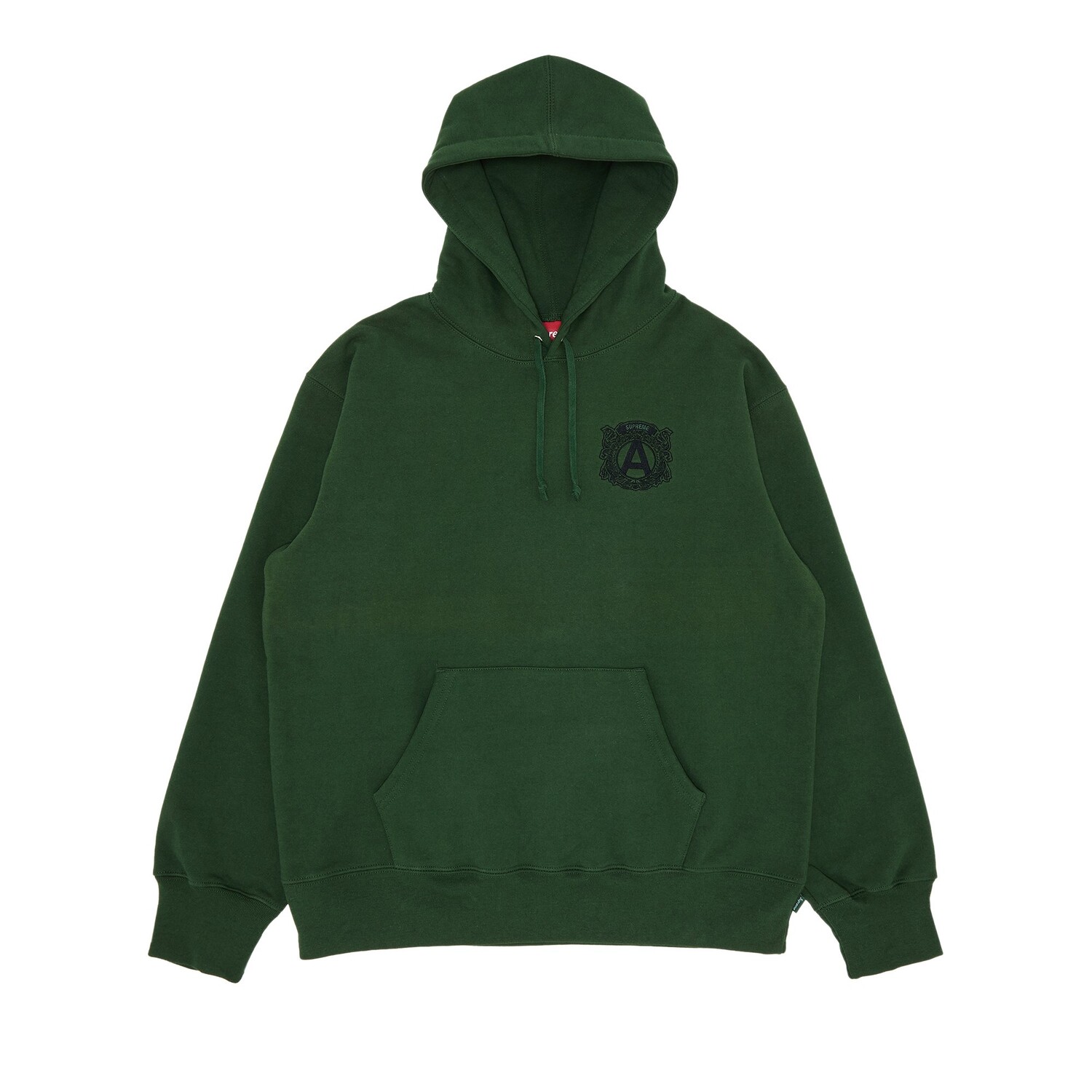 

Толстовка Supreme с капюшоном, цвет Зеленый