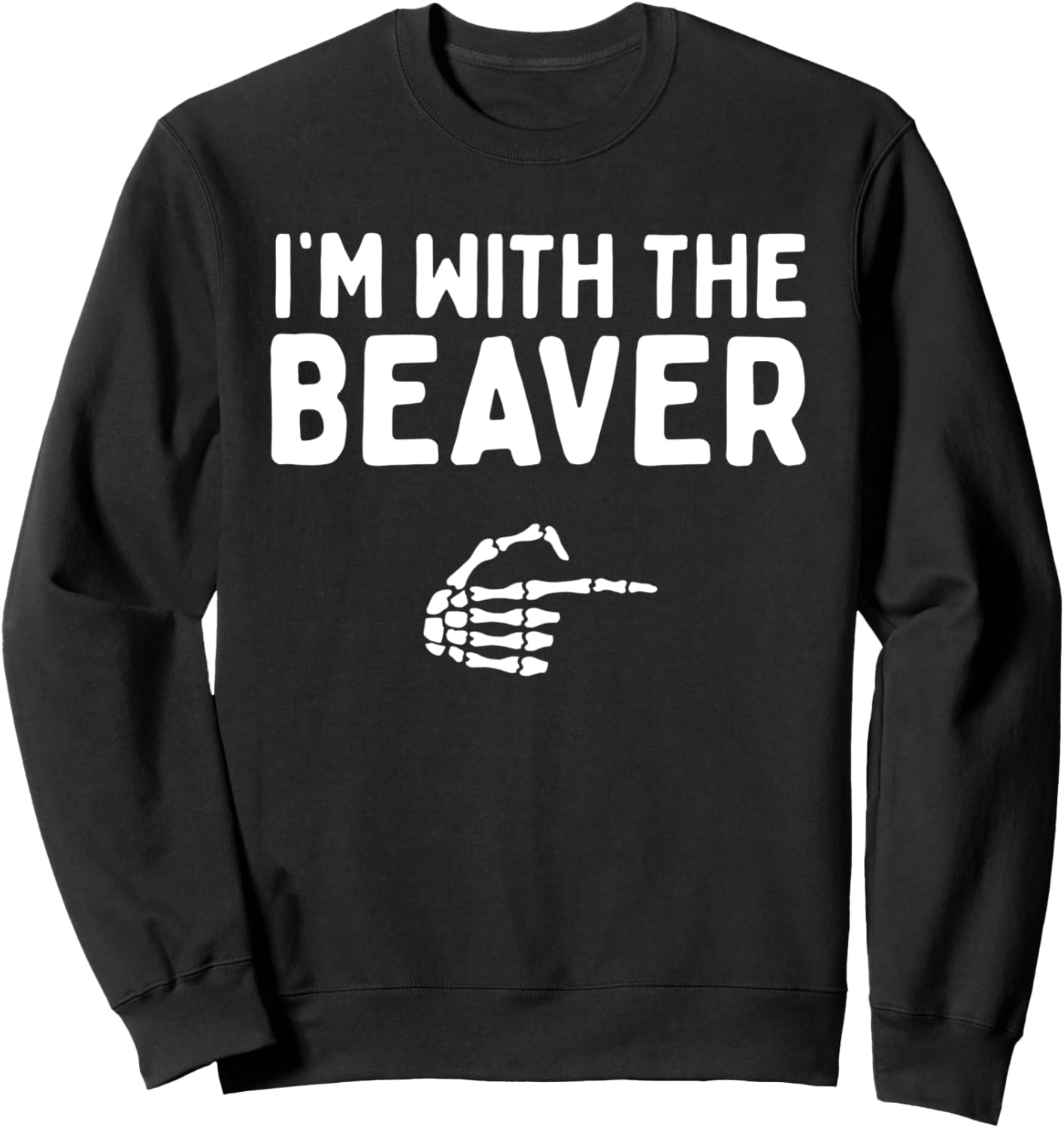 

Забавная толстовка для пары на Хэллоуин Я с Бобром Funny Halloween Costume Holiday Party Gift Store, черный