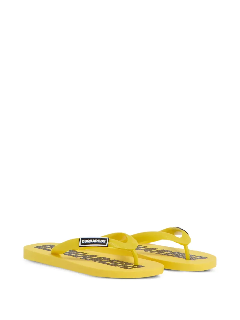 Шлепанцы с логотипом DSQUARED2 KIDS, желтый