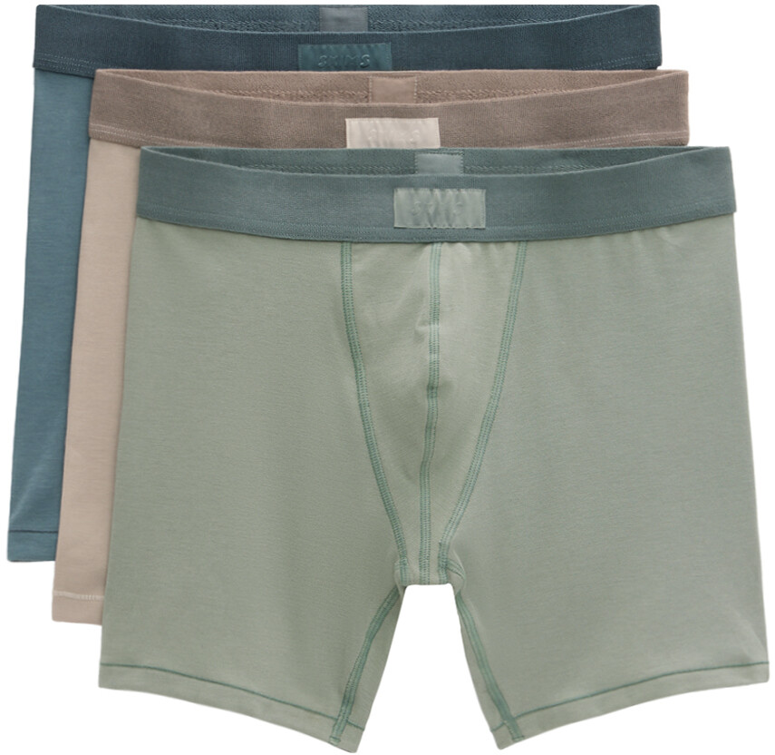 

Упаковка из трех разноцветных хлопковых трусов-боксеров (5 шт.) SKIMS, Stone multi