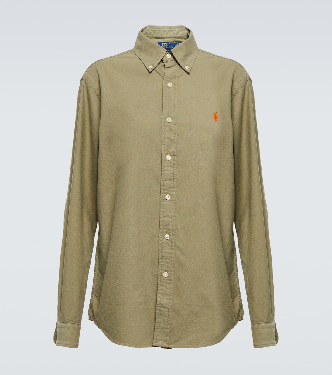 

Хлопковая оксфордская рубашка Polo Ralph Lauren, зеленый