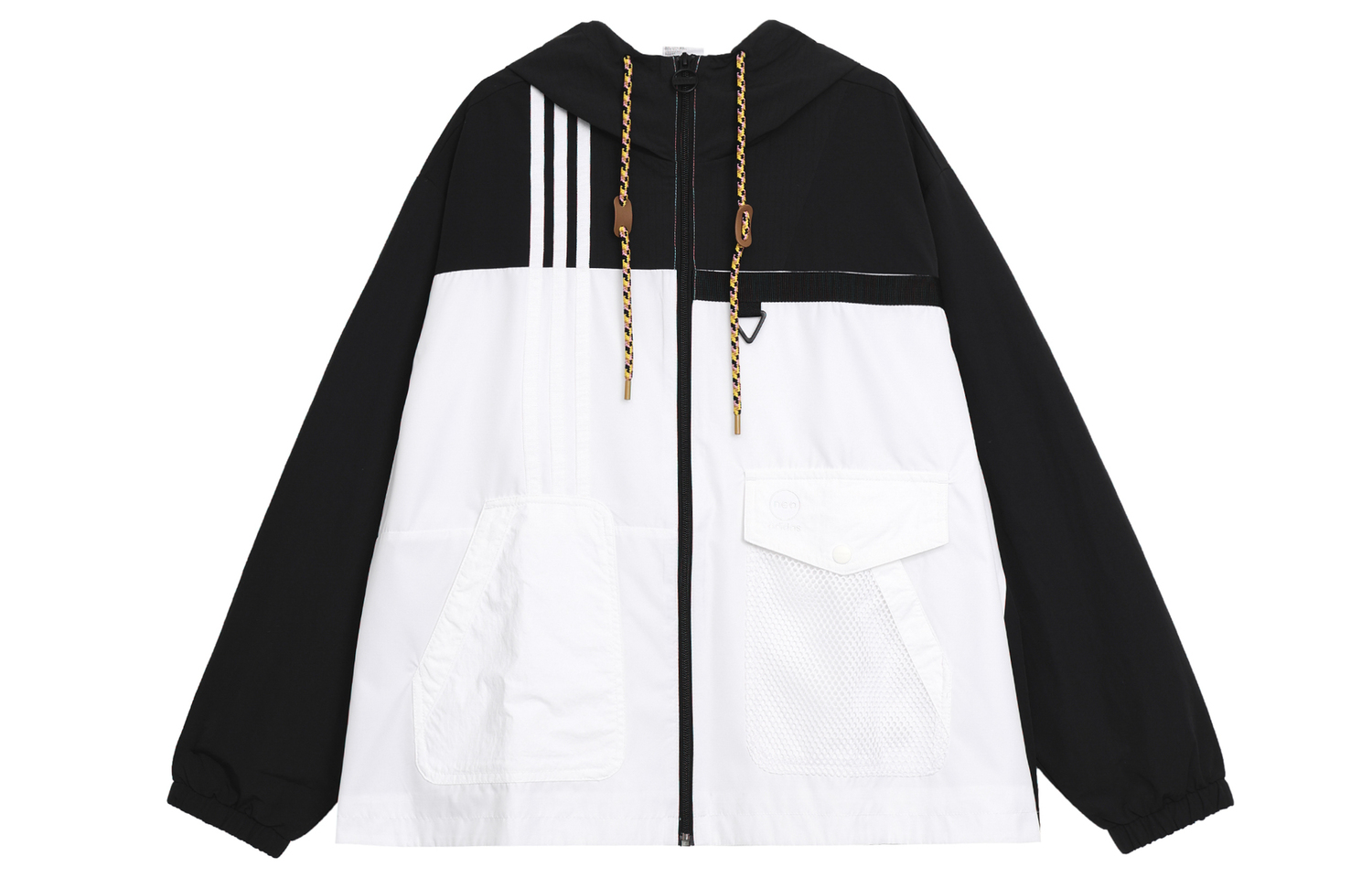 

Куртка женская черно-белая Adidas Neo