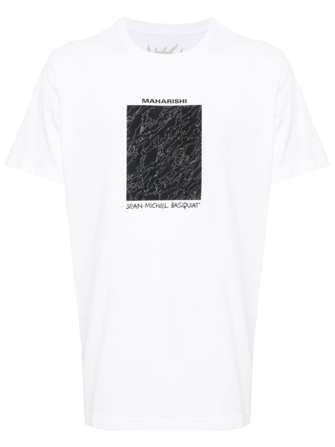

Maharishi футболка из хлопка с логотипом, белый
