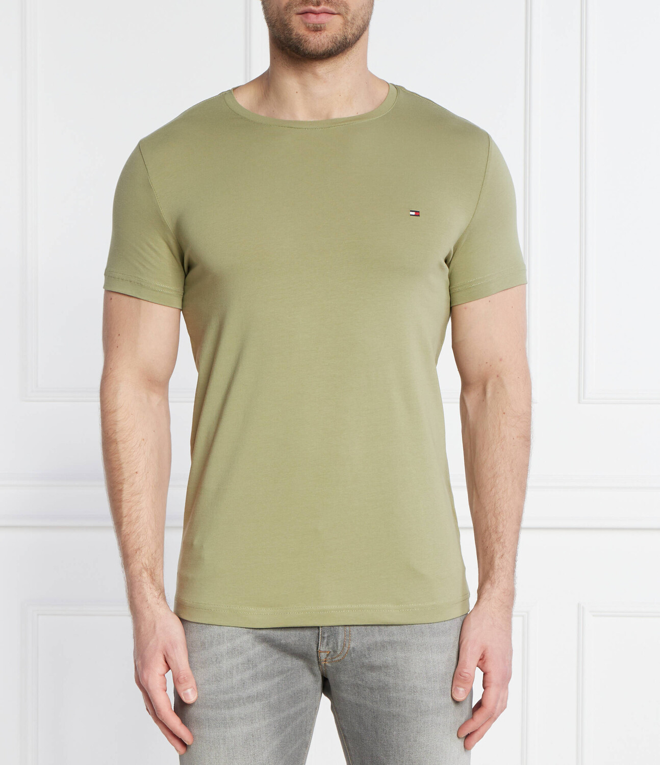 

Футболка Tommy Hilfiger Extra slim fit, фисташковый