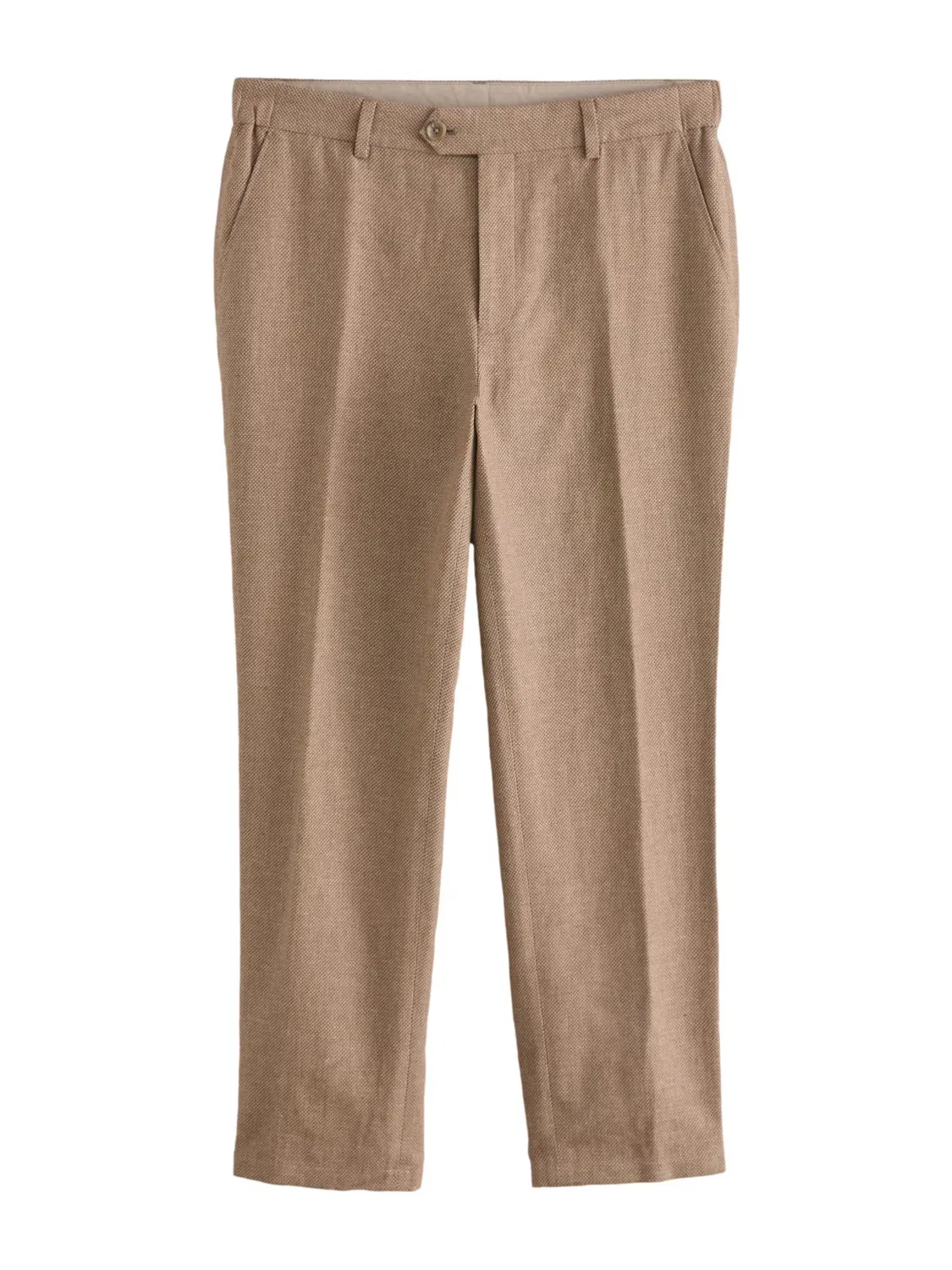 Зауженные плиссированные брюки Next, Brown/Light Brown