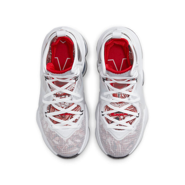Кроссовки lebron 19 'sketch' Nike, белый — фото 4