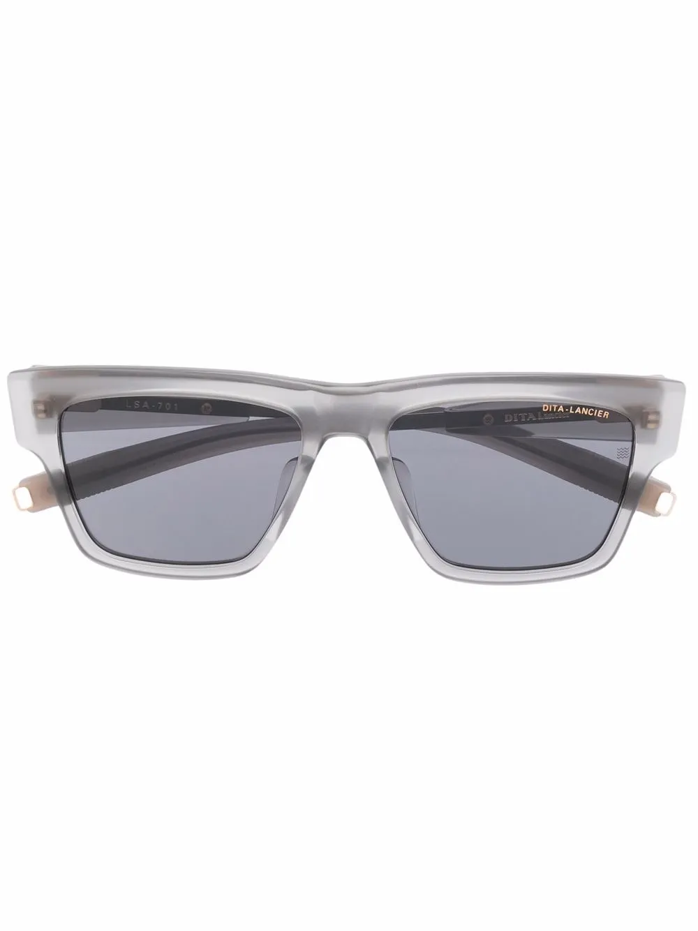 

Солнцезащитные очки в прозрачной оправе Dita Eyewear, серый
