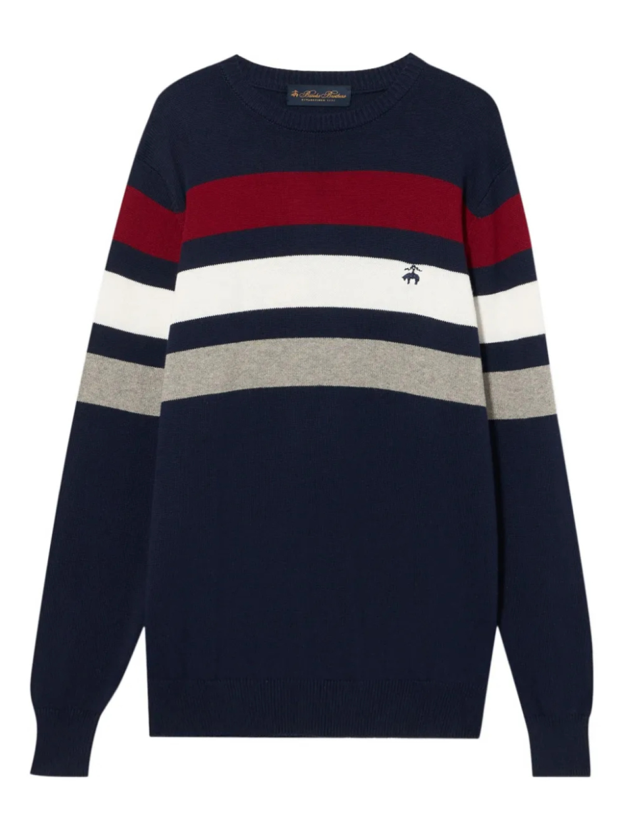 

Свитер из смесового хлопка Brooks Brothers, синий