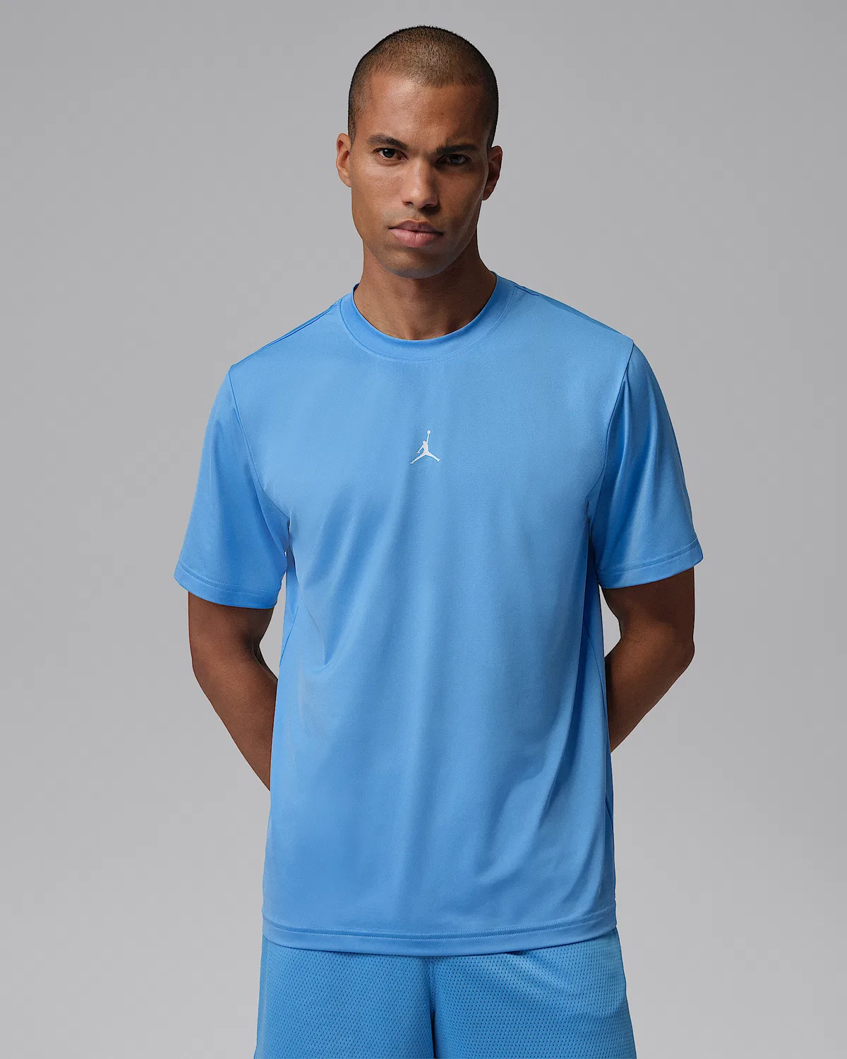 Мужская футболка Dri-FIT с коротким рукавом Jordan Sport Essentials, University Blue