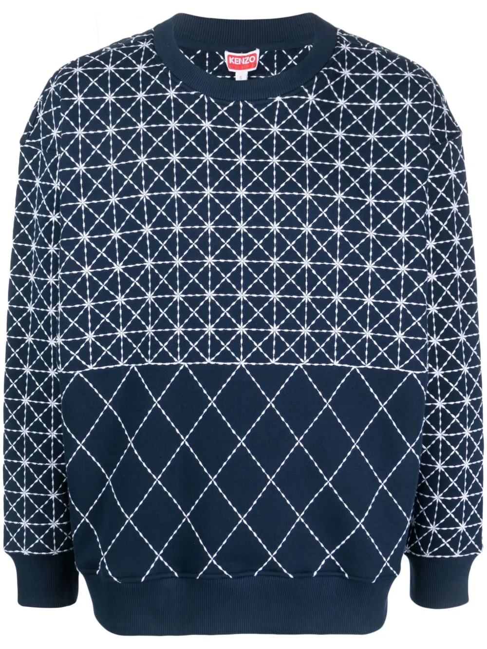 

Джемпер с нашивкой KENZO, синий