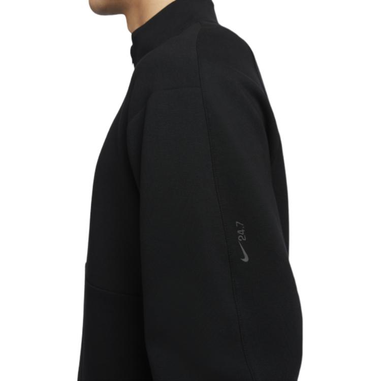 Свитшот Nike 24.7 ImpossiblySoft Dri FIT 1/2 Zip, черный/серый — фото 3