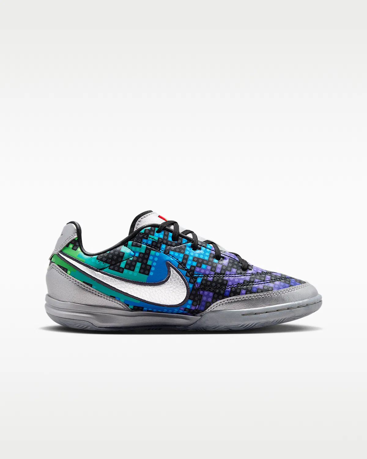 Детские кроссовки Nike Jr. Streetgato x LEGO® Collection, Metallic Silver/Green Strike/Black/White — фото 3