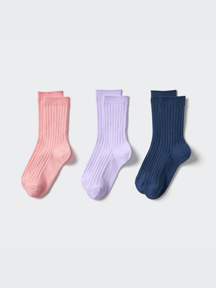 

Носки 3 пары Uniqlo, цвет 11 розовый