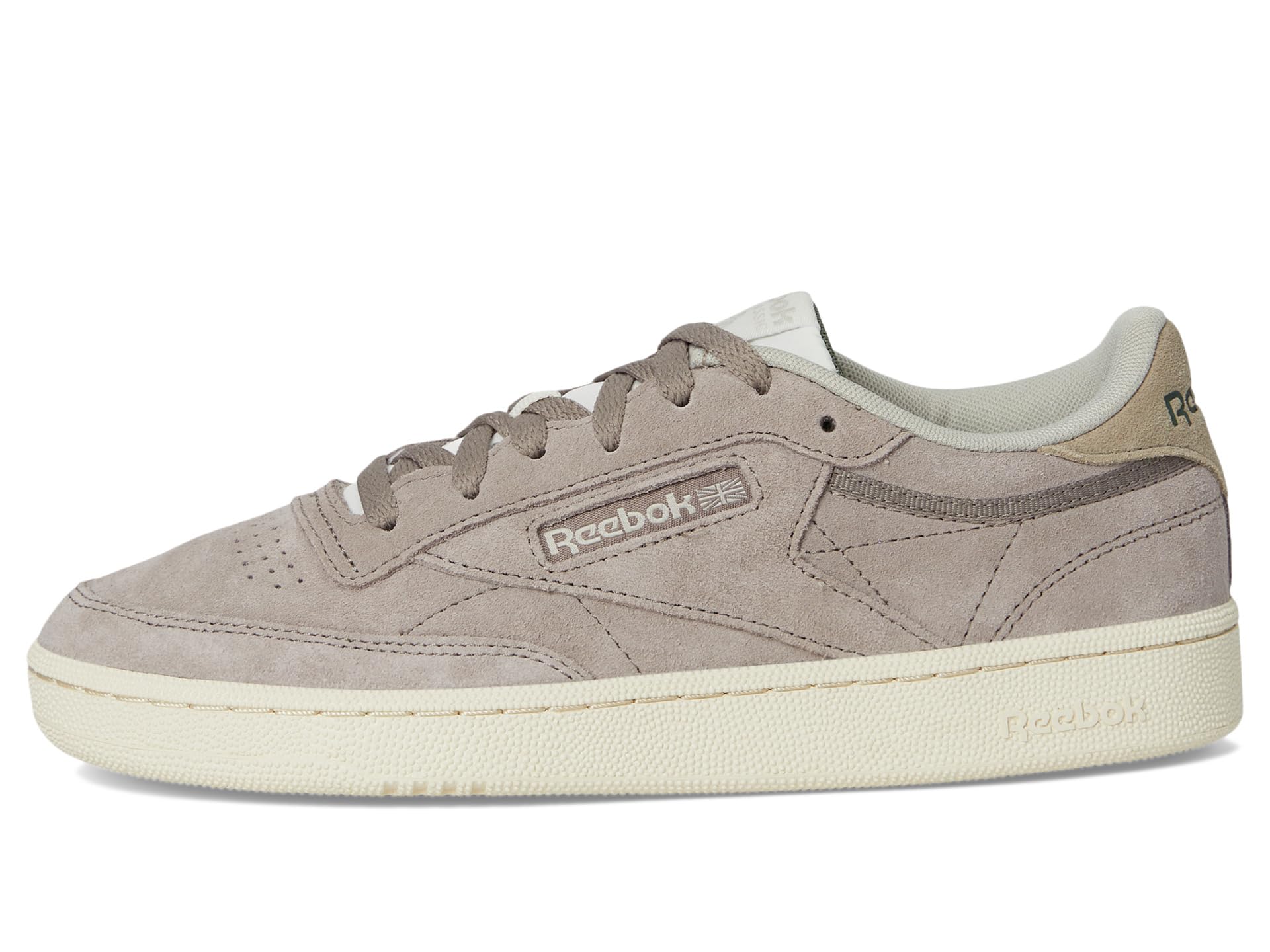 Кроссовки Reebok Lifestyle Club C 85, Gritty Grey/Sport Beige/Breakaway Green — фото 4