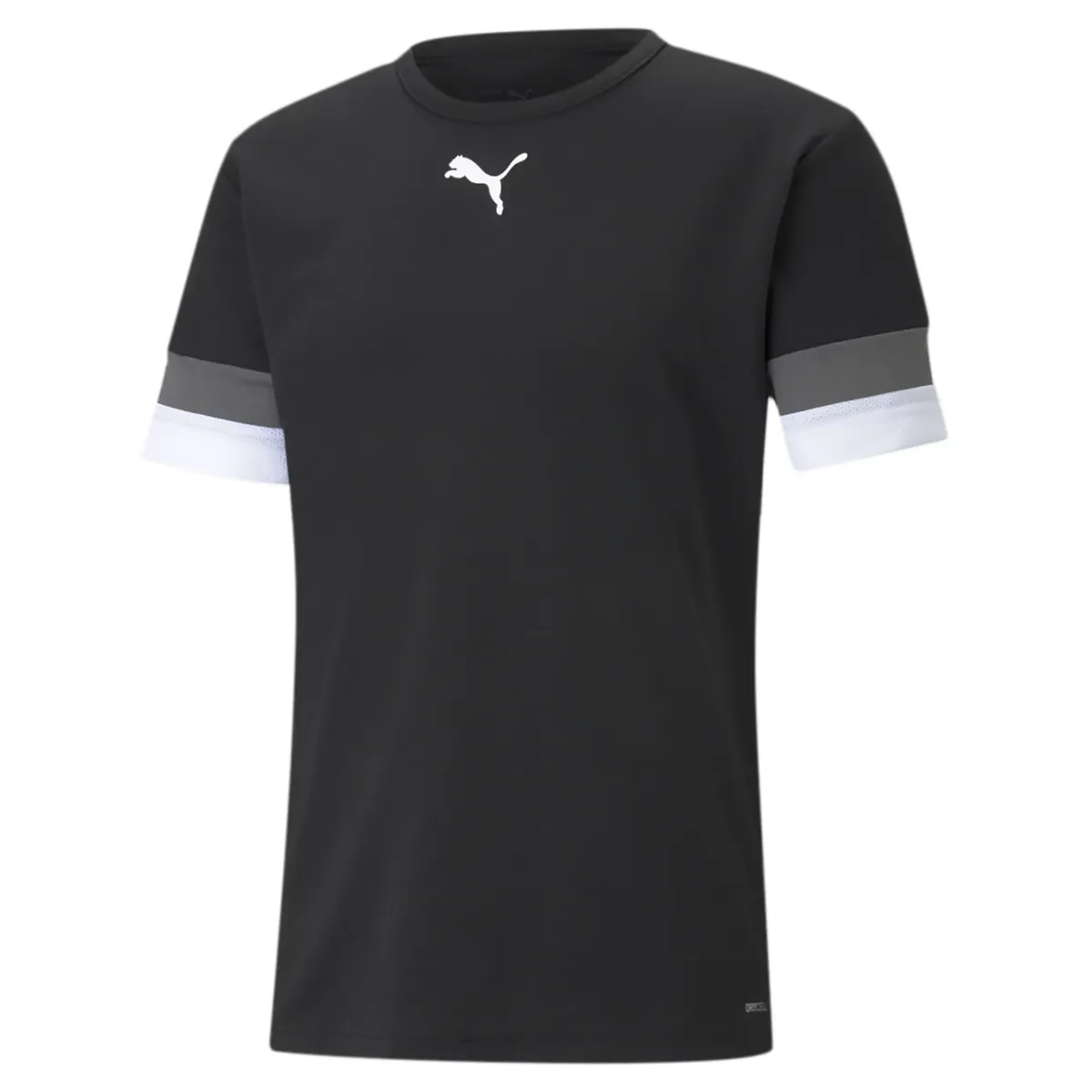 

Тренировочная футболка PUMA "TEAMRISE JERSEY", цвет Puma Black-Smoked Pearl- Puma White