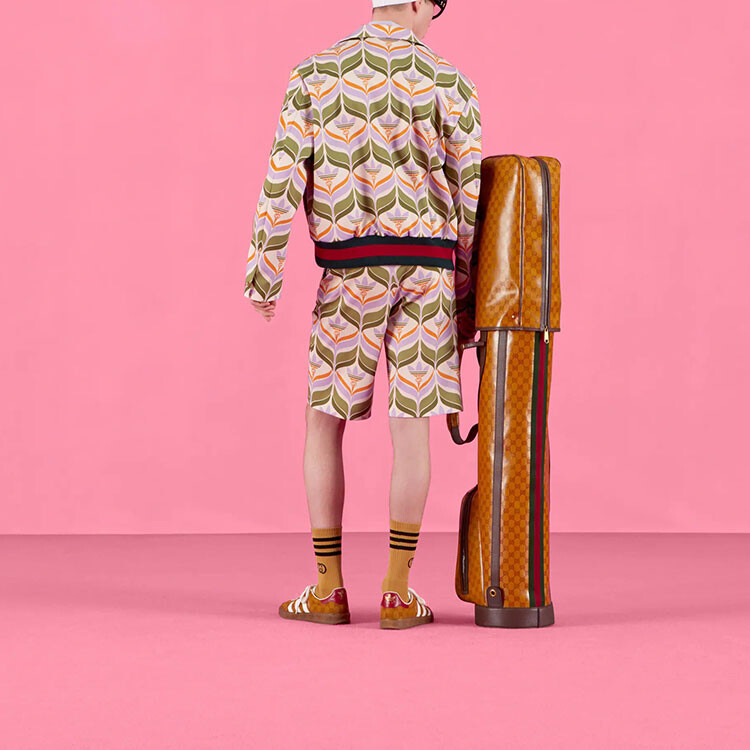 Шорты унисекс Adidas Originals X Gucci, зеленый — фото 3