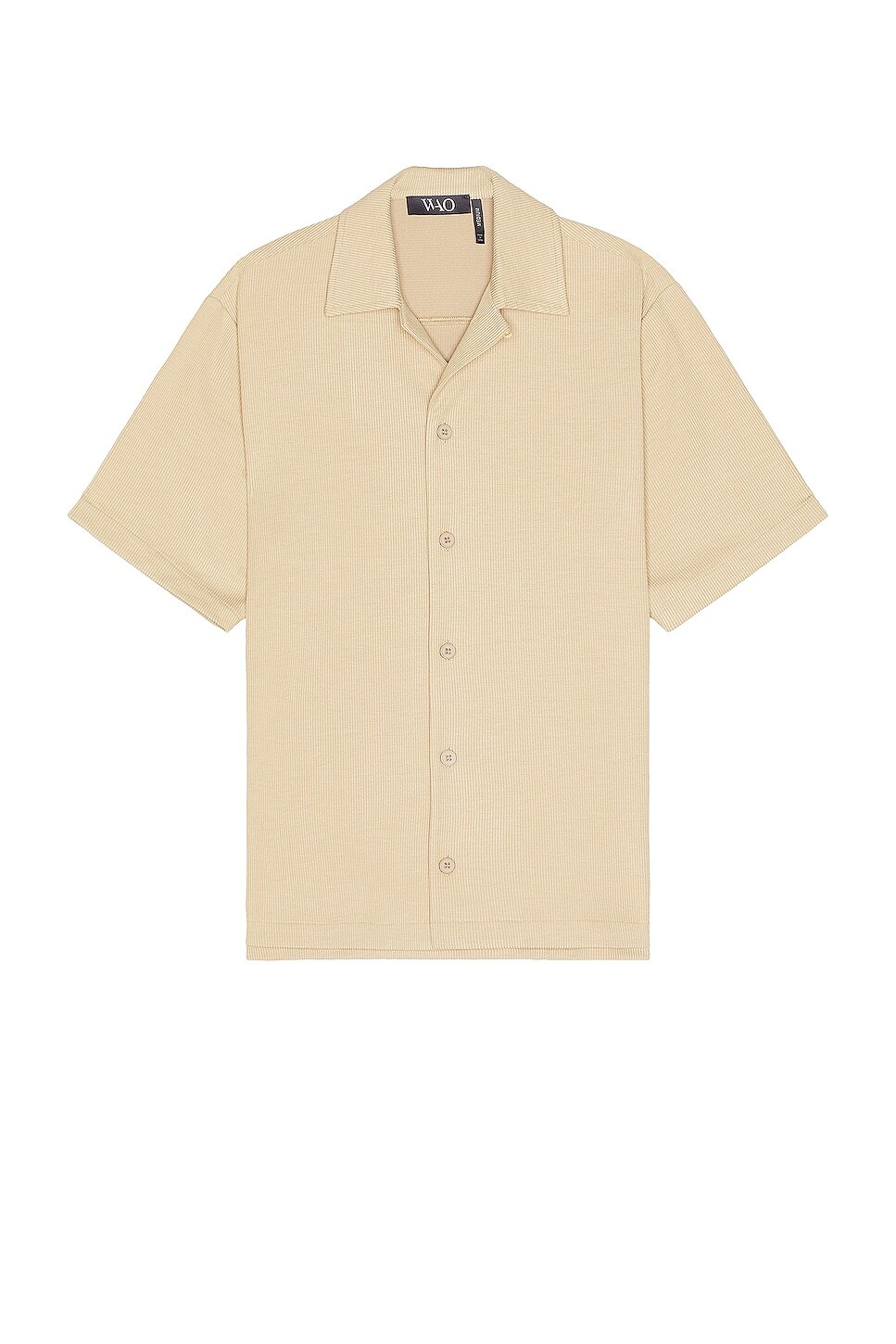

Рубашка Wao Ribbed Knit Camp, загар