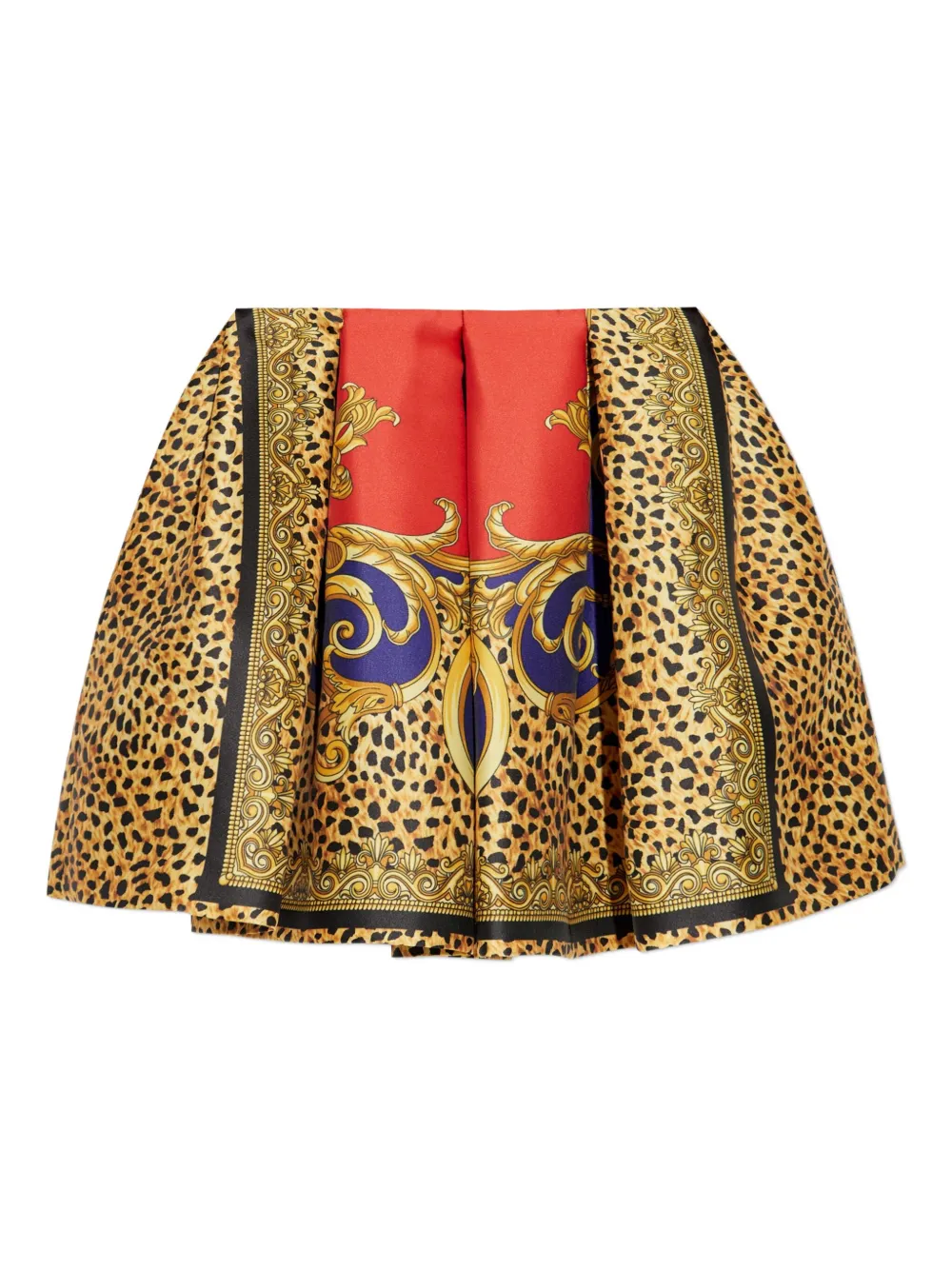 

Юбка мини со складками VERSACE, желтый