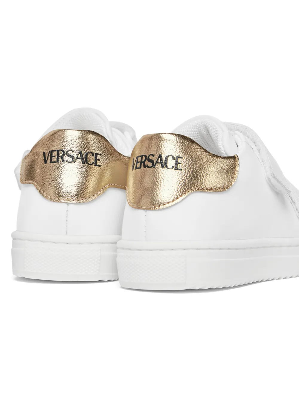Кроссовки на липучках Versace Kids, белый — фото 2
