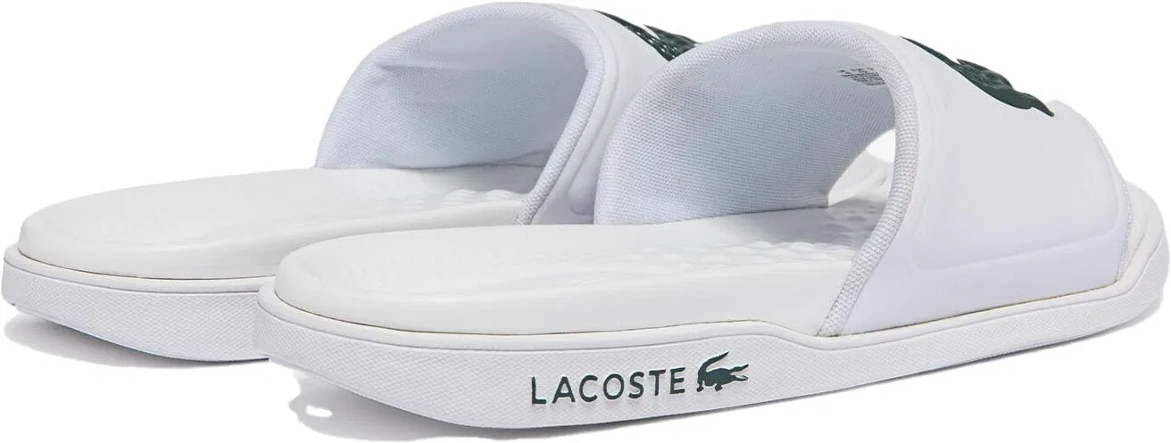 Сандалии с ремешком Lacoste, белый с темно-зеленым — фото 3