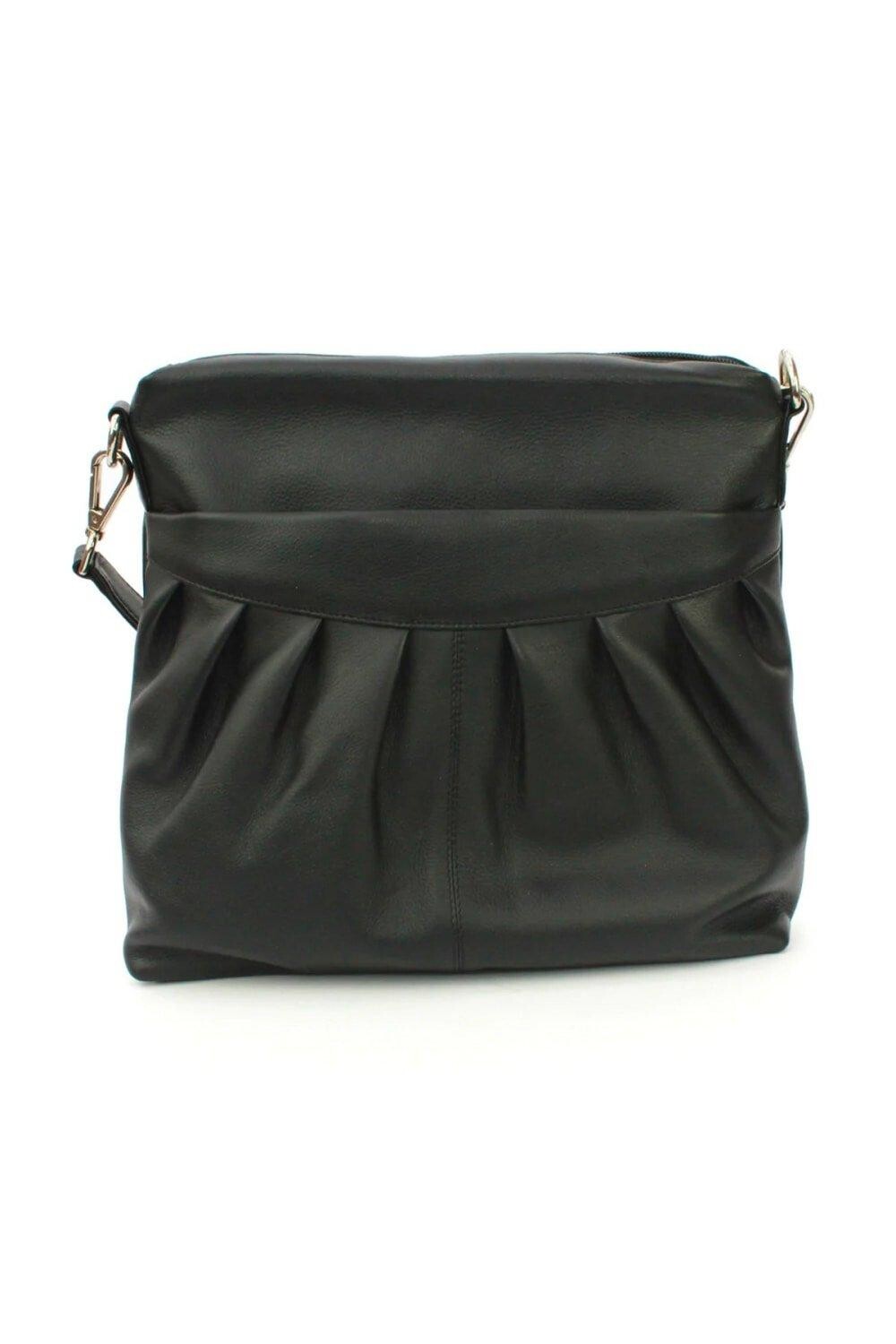 

Кожаная сумка Leona со сборками Eastern Counties Leather, черный