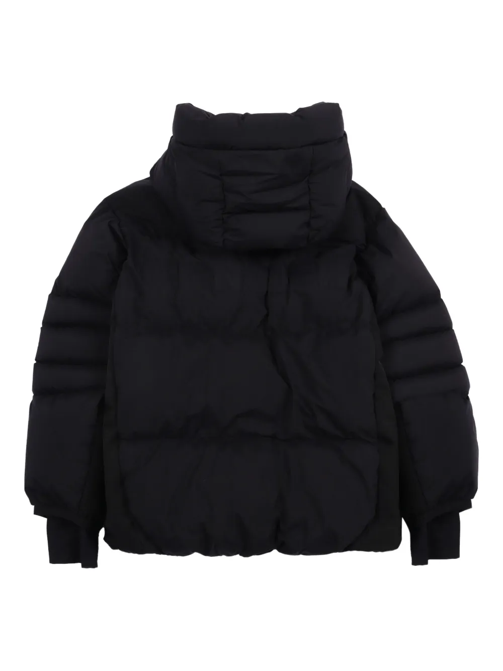 Утеплённая куртка с капюшоном Moncler Grenoble Kids, черный — фото 2