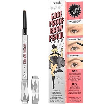 

Карандаш для бровей Benefit Goof Proof, холодный серый, 0,34 г, полный размер