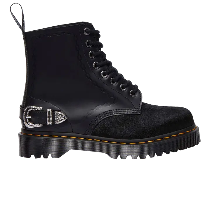 

Кроссовки The Great Frog x 1460 Leather Lace Up Boot, цвет Embossed Chain - Black, Черный, Кроссовки The Great Frog x 1460 Leather Lace Up Boot, цвет Embossed Chain - Black