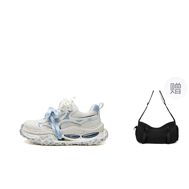 

FAIRWHALE Кроссовки унисекс низкие бело-серые, цвет White Gray